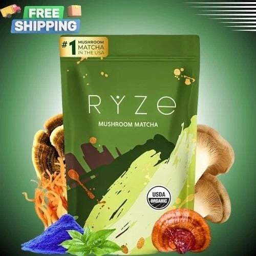 Organic Mushroom Matcha - 30 Servings Free shipping Fast delivery